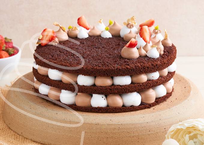 Resep Triple Choco Naked Cake Oleh Rich Products Indonesia Cookpad