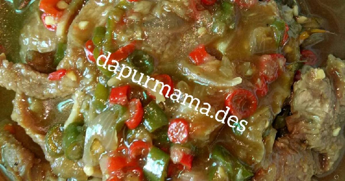 Resep Daging Sapi Saus Tiram Oleh Dapurmama Des Cookpad