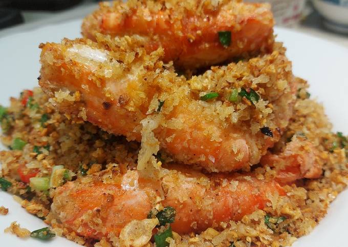 Resep Udang Tepung Lada Hitam Oleh Bearcute Cookpad