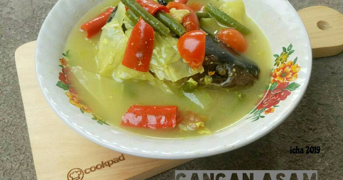 Resep Gangan Asam Kepala Patin Oleh Icha Annisa Septiana Cookpad