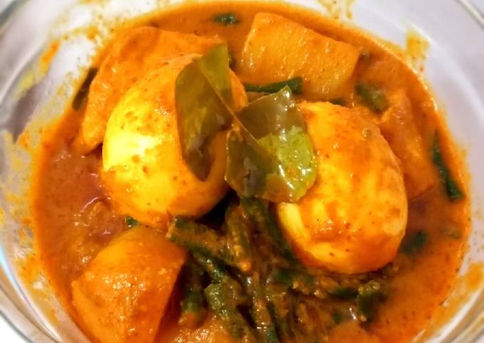 Resep Gulai Telur Kentang Tahu Dan Kacang Panjang Oleh Sisil Hakim