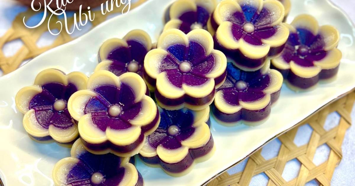 Resep Kue Talam Ubi Ungu Oleh Rachma Waty Cookpad