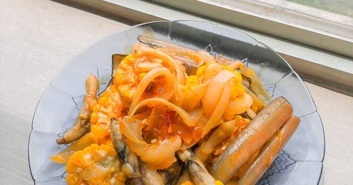 Resep Kerang Bambu Saus Padang Oleh Nila Novi Cookpad