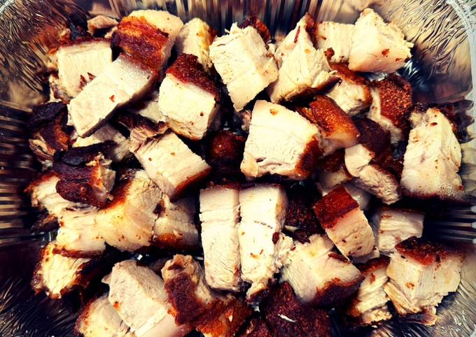 Super Crispy Lechon Kawali Recipe By Minda Cookpad