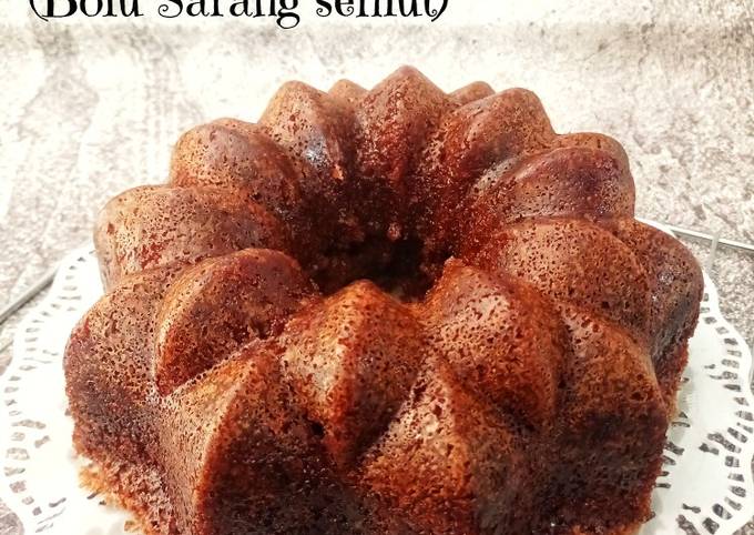 Resep Bolu Caramel A K A Sarang Semut Oleh Via Vie Dapur Bunda Cookpad