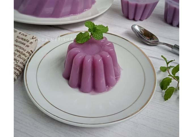 Resep Pudding Ubi Ungu Oleh Bunda Nafisha Cookpad