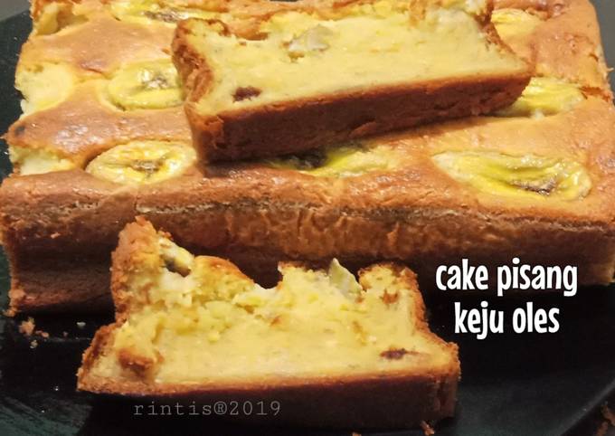 Resep Cake Pisang Keju Oles Oleh Annaswa Cookpad