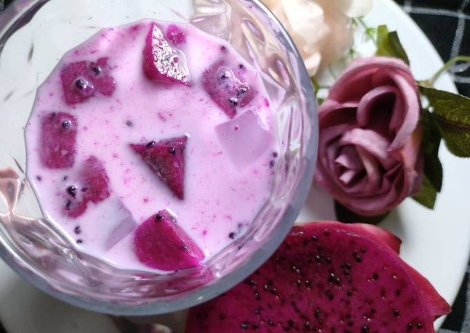 Resep Sup Buah Naga Nata De Coco Oleh Gayatrifitria Cookpad