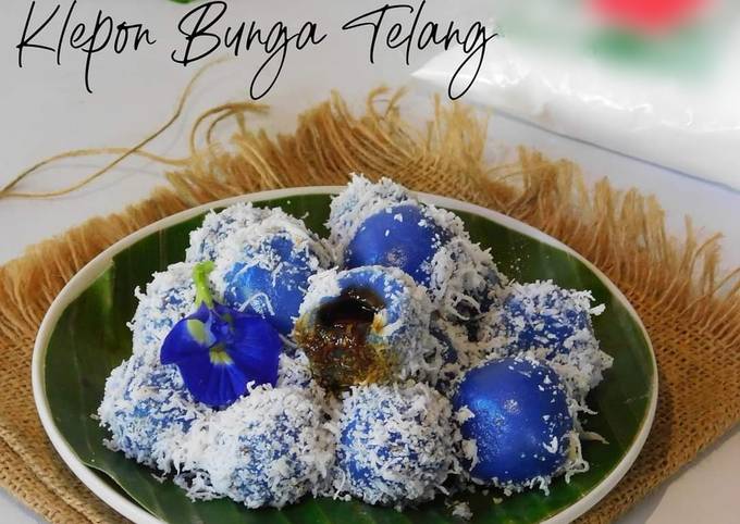 Resep Klepon Bunga Telang Oleh Desmawati Kuretangin Cookpad