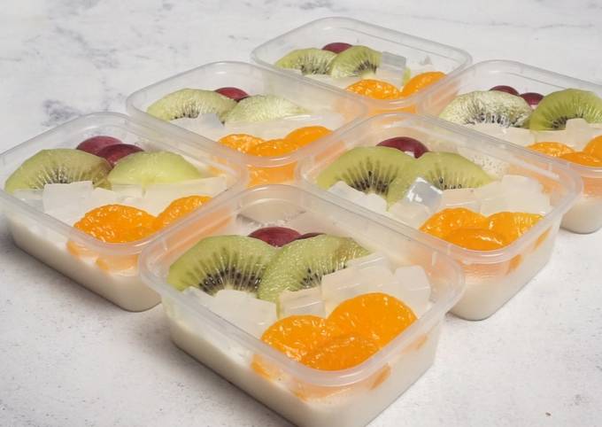 Resep Puding Susu Sutra Buah Oleh Bunda Nissa Cookpad