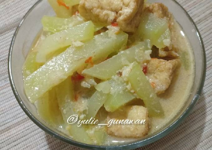 Resep Sayur Lodeh Labu Siam Manisah Tahu Oleh Yulie Yuda Gunawan