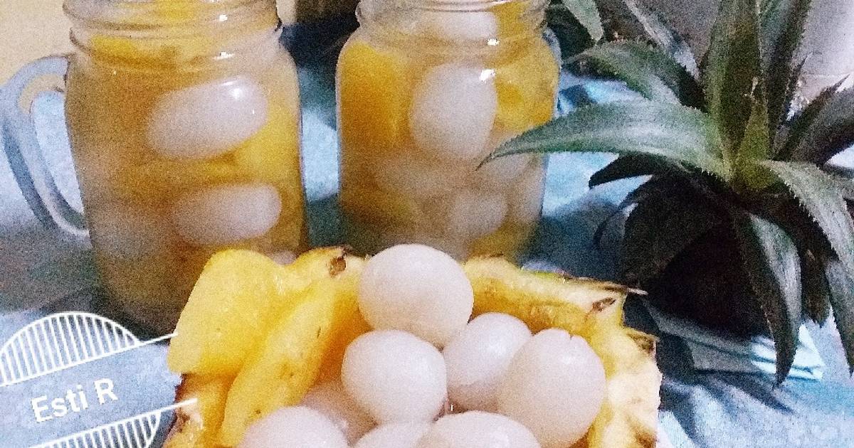 Resep Setup Nanas Rambutan Enak Dan Mudah Cookpad