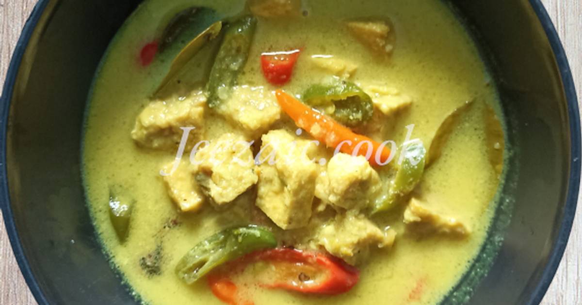 Resep Tahu Tempe Kuah Santan Oleh Jeezaic Cook Cookpad