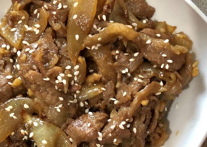 Resep Beef Yakiniku Ala Yoshinoya Oleh Kadin Cookpad