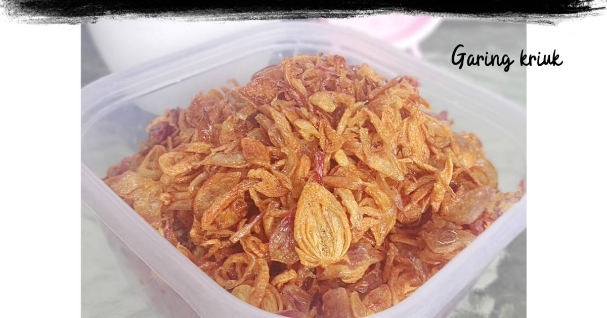 Resep Bawang Goreng Garing Kriuk Oleh Siti Khoiriyah Cookpad