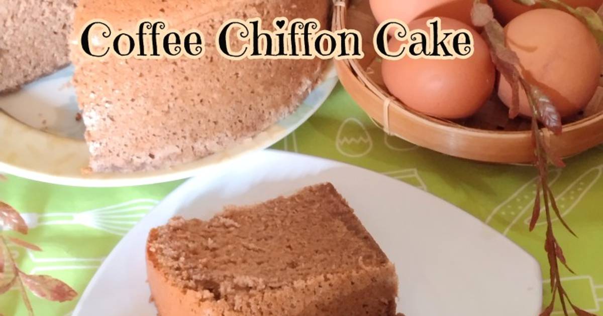 Resep Coffee Chiffon Cake Oleh Lanjarsih Mama Fifian Masakanrumahan