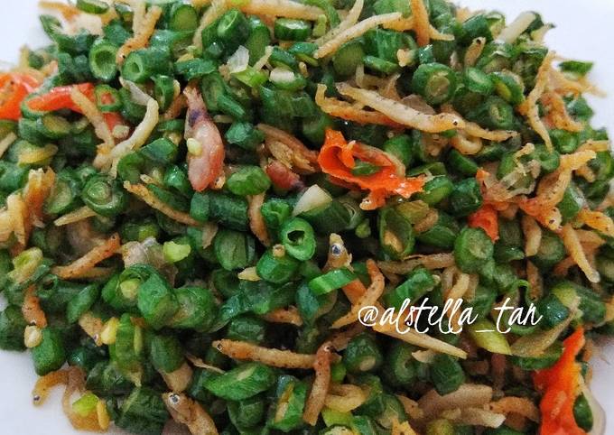 Resep Tumis Kering Pedas Kacang Panjang Teri Medan Oleh Alstella Tan