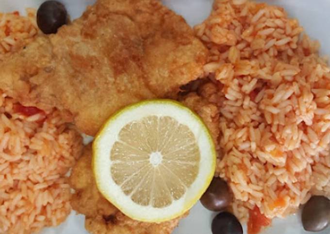 Filetes De Pescada Arroz De Tomate Receita Por Claudia Cookpad