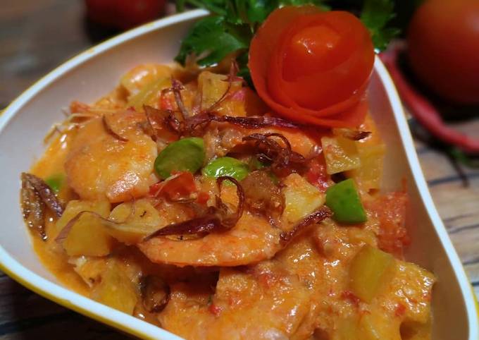 Resep SAMBAL GORENG UDANG KENTANG PETAI 89 Oleh Ati Agus Sapto