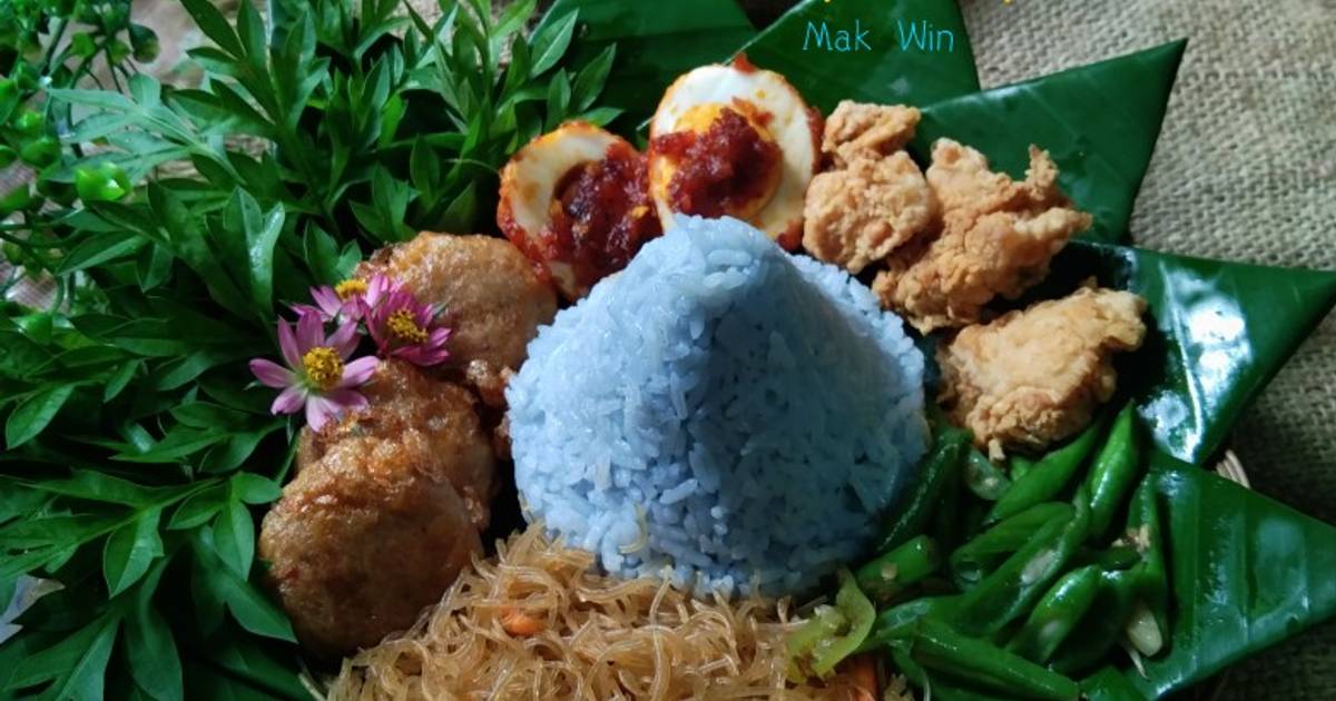 Resep Nasi Bunga Telang Enak Dan Sederhana Ala Rumahan Cookpad