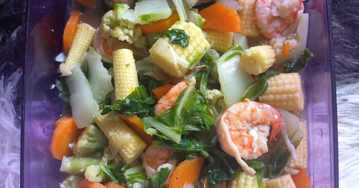 Resep Capcay Udang Favorit Rain Oleh Megawati Anggraini Cookpad