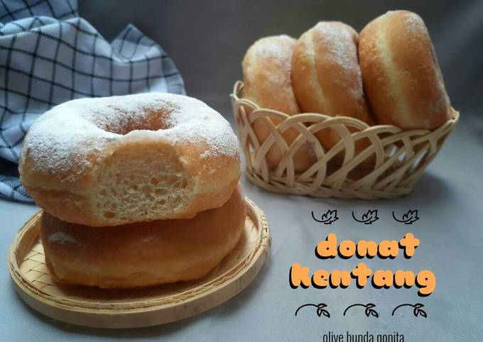 Resep Donat Kentang Menul Oleh Olive Bunda Qonita Cookpad