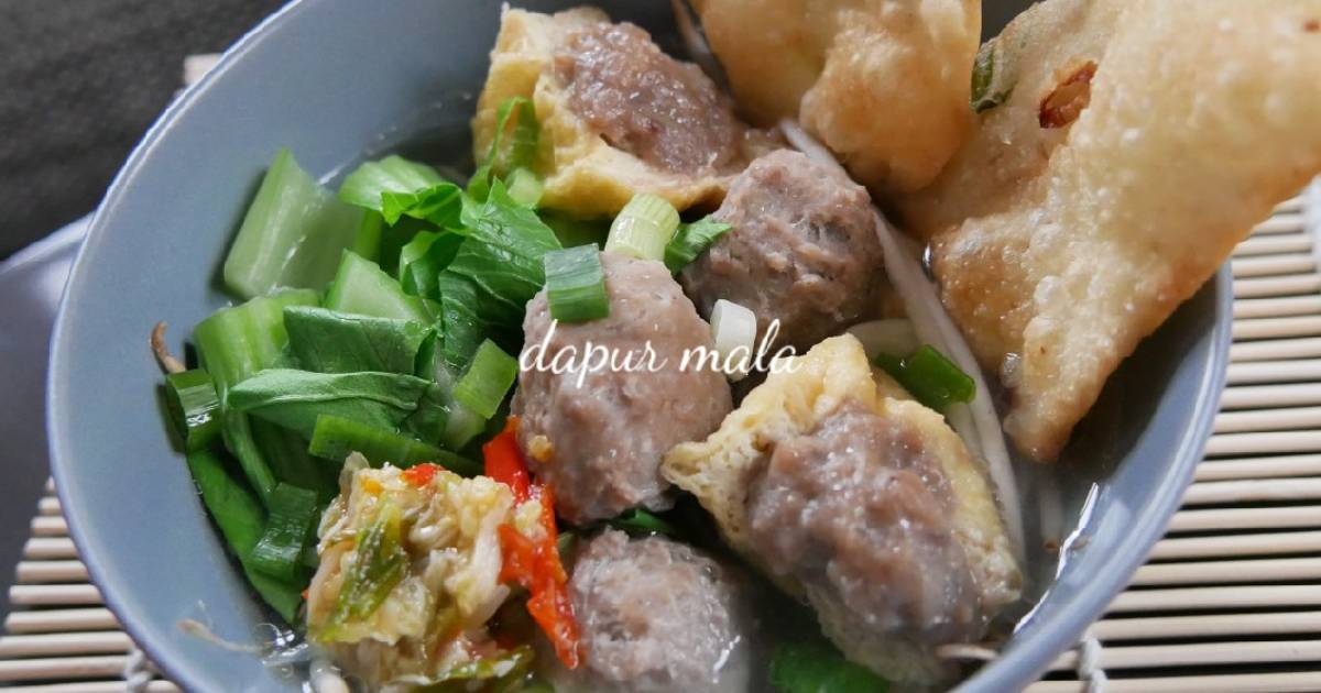 Resep Bakso Malang Homemade Oleh Dapur Mala Cookpad