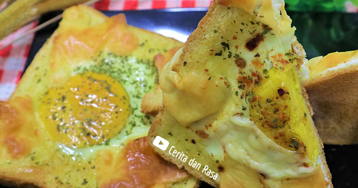 Resep ROTI TELUR PANGGANG MENU SARAPAN UNIK DIJAMIN PRAKTIS DAN MUDAH