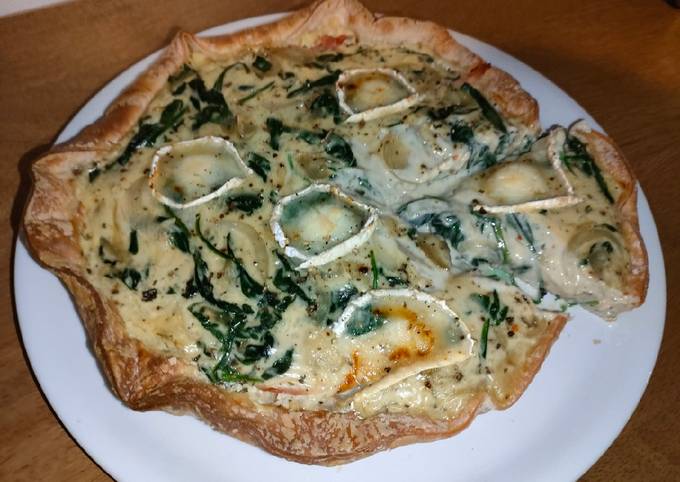 Quiche De Hojaldre Con Espinacas Y Queso De Cabra Receta De Marta