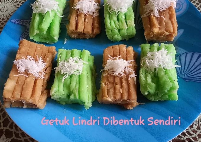 Resep Getuk Lindri Dibentuk Sendiri Oleh Faizah Fahmi Cookpad