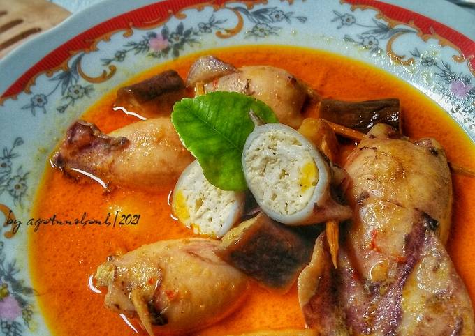 Resep Gulai Cumi Isi Tahu Oleh Agustin Nur Hasanah Cookpad