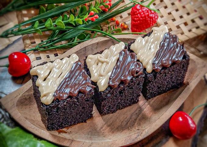 Resep 221 Brownies Kukus Ketan Hitam Gluten Free Oleh Noona Hilda