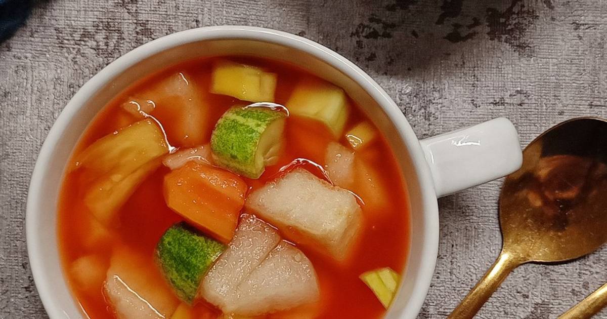 Resep Asinan Buah Tanpa Cuka Oleh Desi Dresviana IG Chici Desi