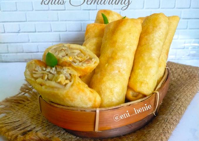 Resep 270 Lumpia Isi Rebung Udang Telur Khas Semarang Oleh Eni Henie