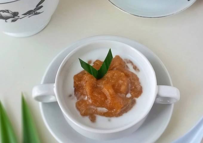 Resep Bubur Singkong Gula Merah Oleh Vey Alodia S Kitchen Cookpad