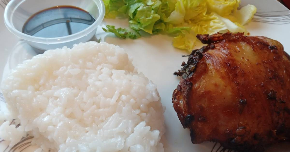 Satay Chicken With Sticky Rice Recipe By Julianne Cookpad