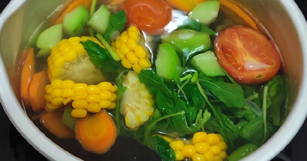 Resep Aneka Sayur Sayuran Kuah Bening Praktis Oleh April Umi HannaHani