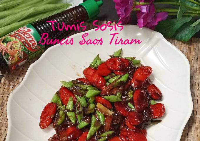 Resep Tumis Sosis Buncis Saos Tiram Oleh DEWI SARASWATI Cookpad