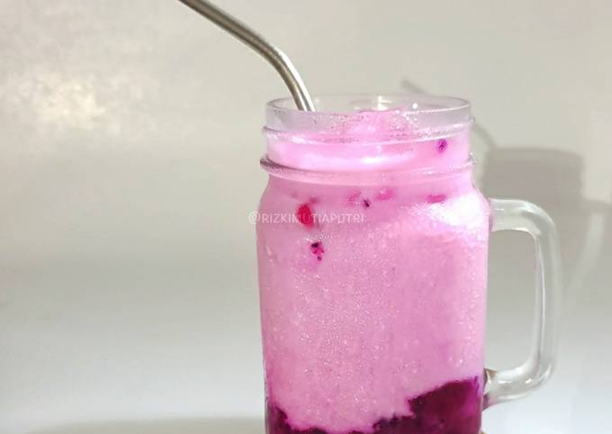 Resep Dragon Fruit Yakult Oleh Rizki Mutia Putri Cookpad