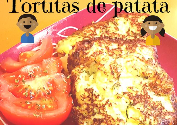 Tortitas de patata y calabacín riquísimas para los peques les