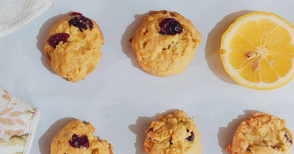 Resep Lemon Cookie Dengan Cranberries Harum Renyah Oleh Ahlya Iskandar