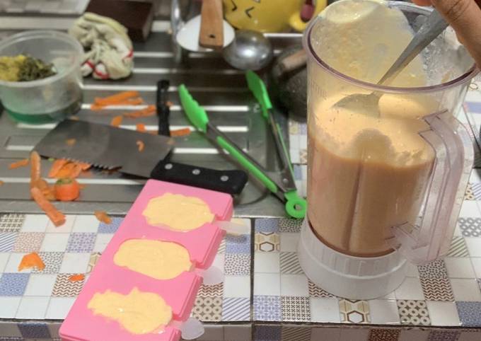 Resep Es Krim Mangga Wortel Anti Ribet Oleh Umma Omar Cookpad