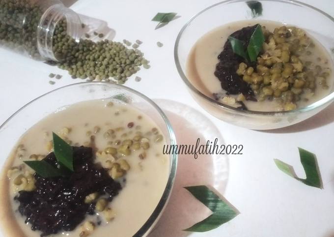 Resep Bubur Kacang Hijau Ketan Hitam Oleh Nawa Ummu Fatih Cookpad