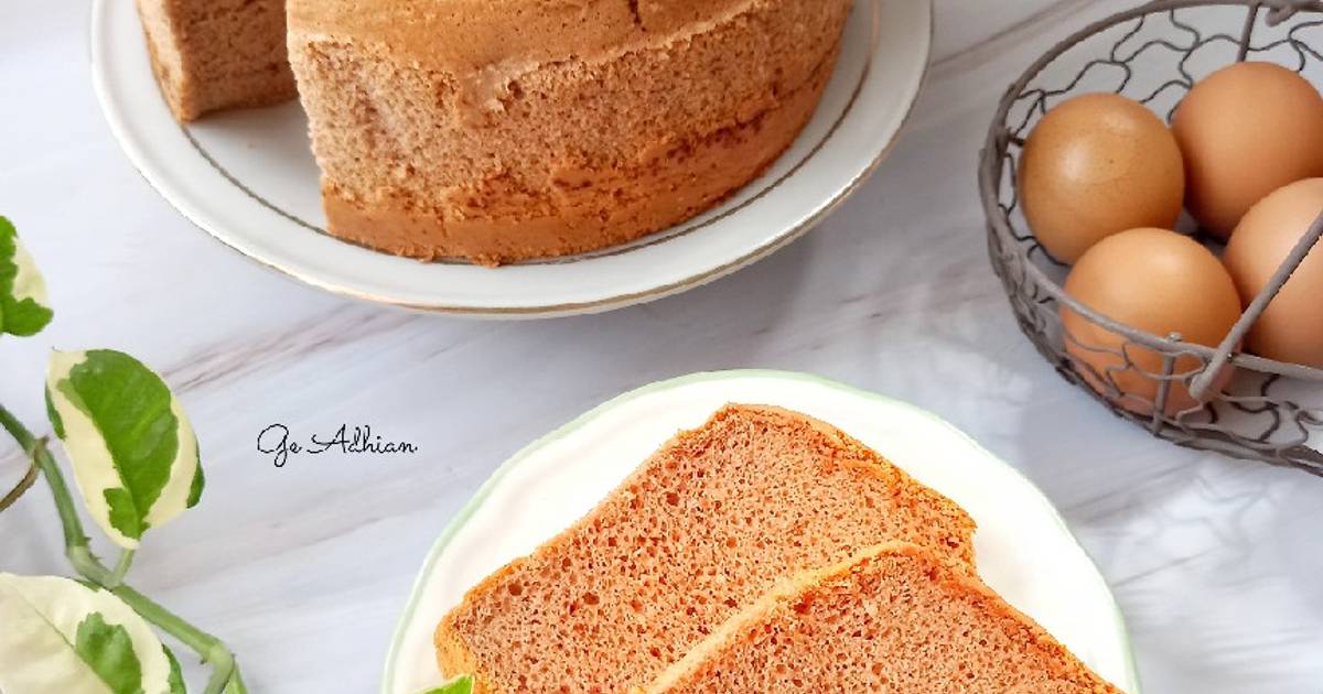 Resep Chiffon Cake Coklat Oleh Ge Adhian Cookpad