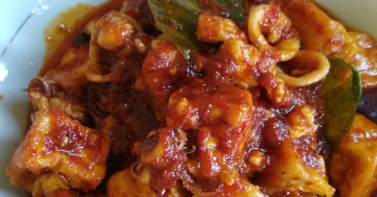 Resep Cumi Saos Padang Oleh Srikamsyatu Sakdiah Cookpad