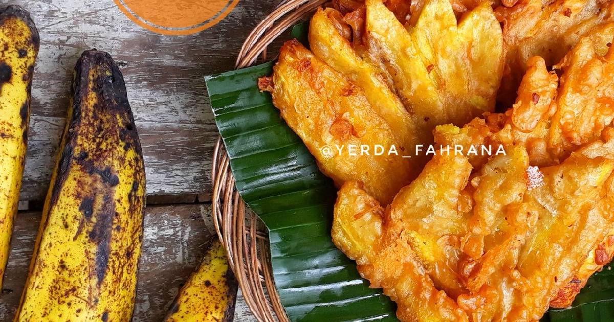 Resep Pisang Goreng Kipas Oleh Yerda Fahrana Cookpad