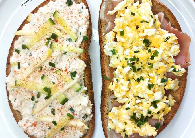 Tartine Au Crabe Et Tartine Au Jambon De La Cuisine D Une Blonde Cookpad