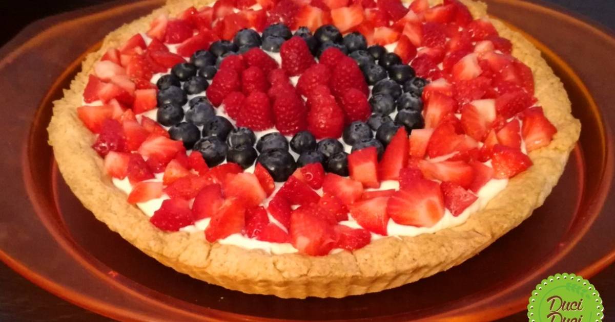 Ricetta Crostata Con Namelaka Al Cioccolato Bianco E Lime Con Frutti Di