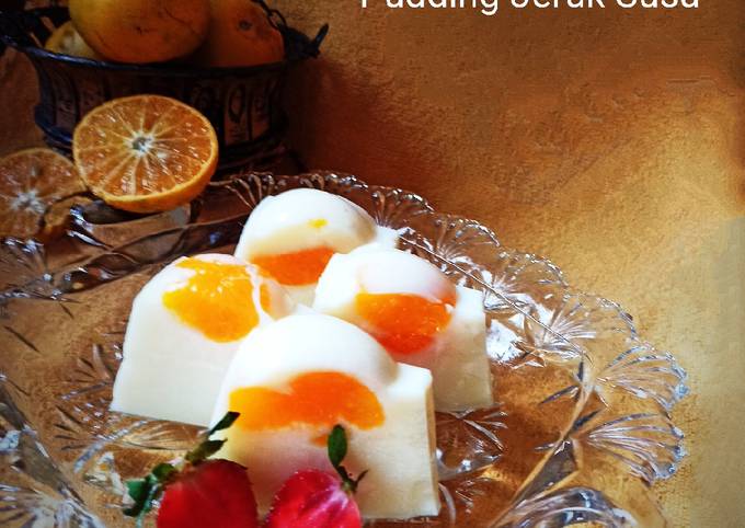 Resep Pudding Jeruk Susu Mpasi Tahun Milk Orange Pudding Oleh