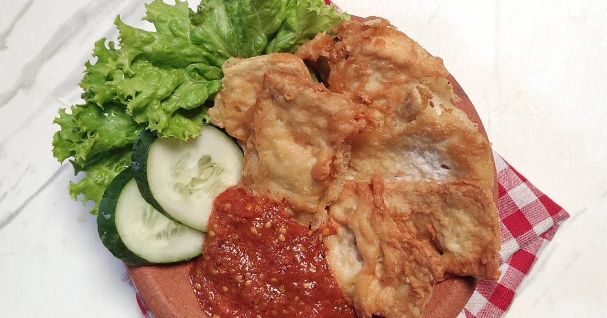 Resep Tempe Krispi Penyet Enak Dan Mudah Cookpad